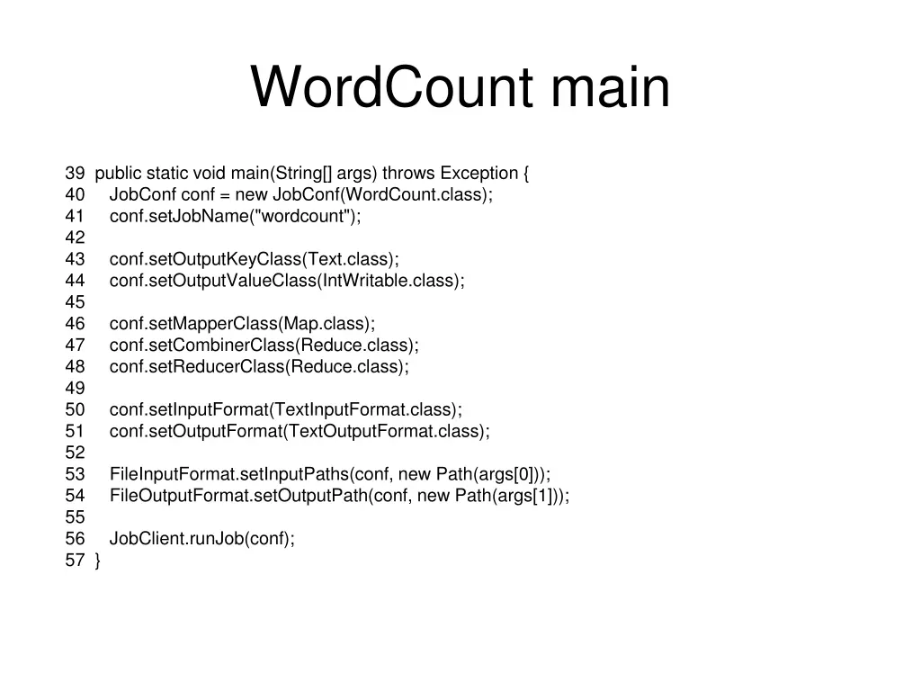 wordcount main