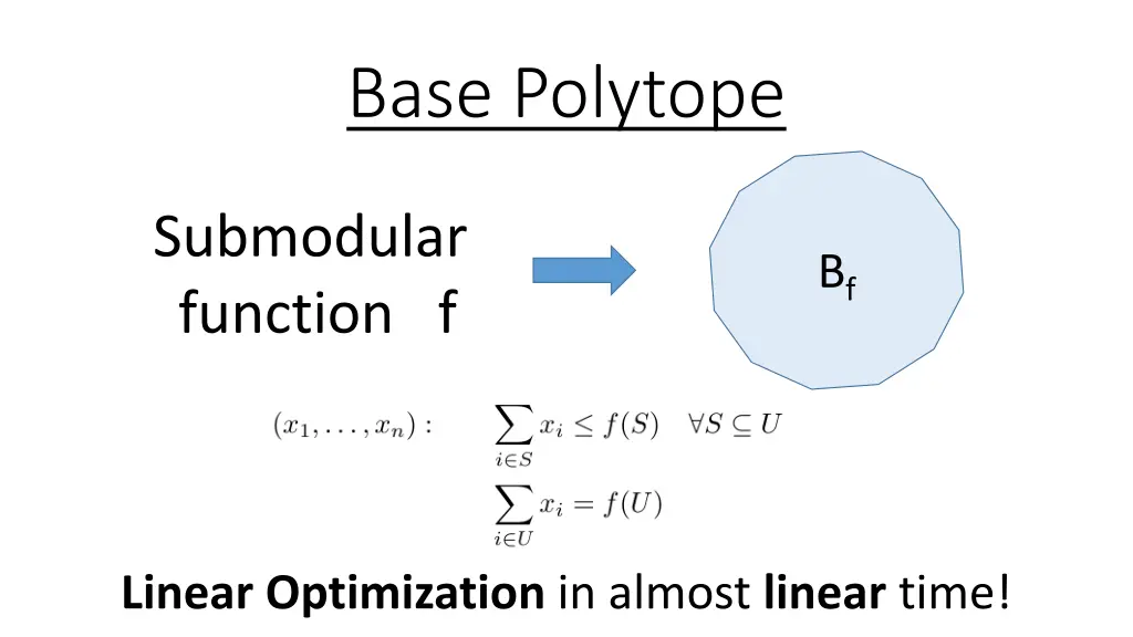 base polytope