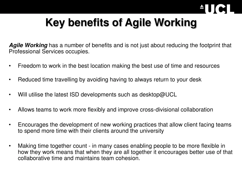key benefits of agile working