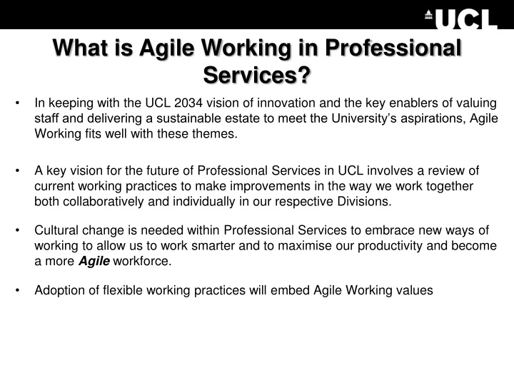 what is agile working in professional services