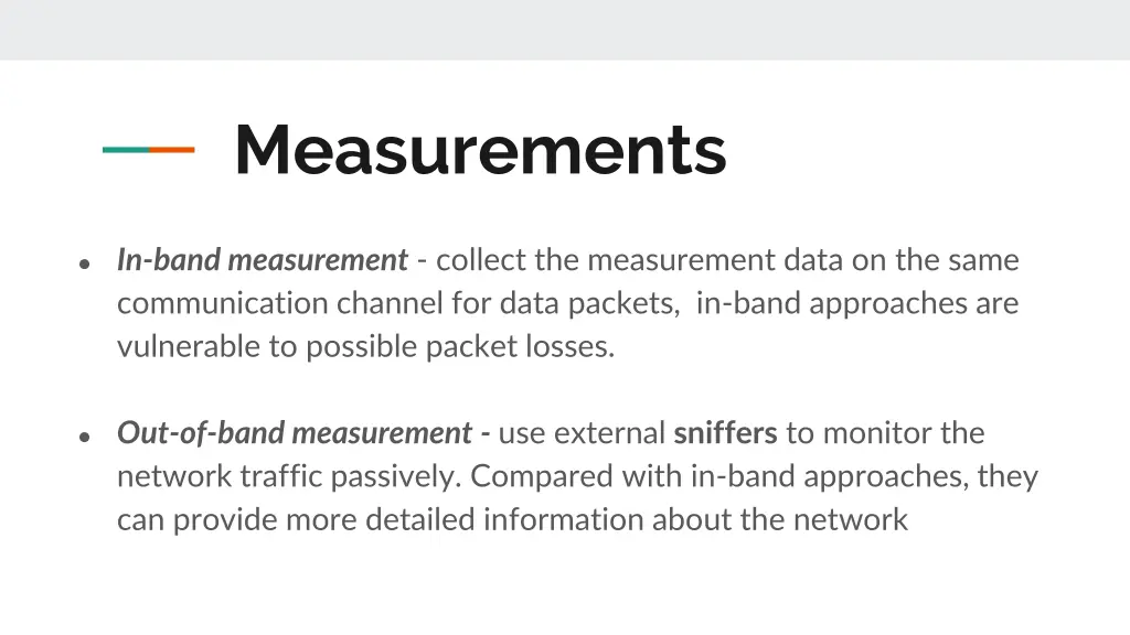 measurements