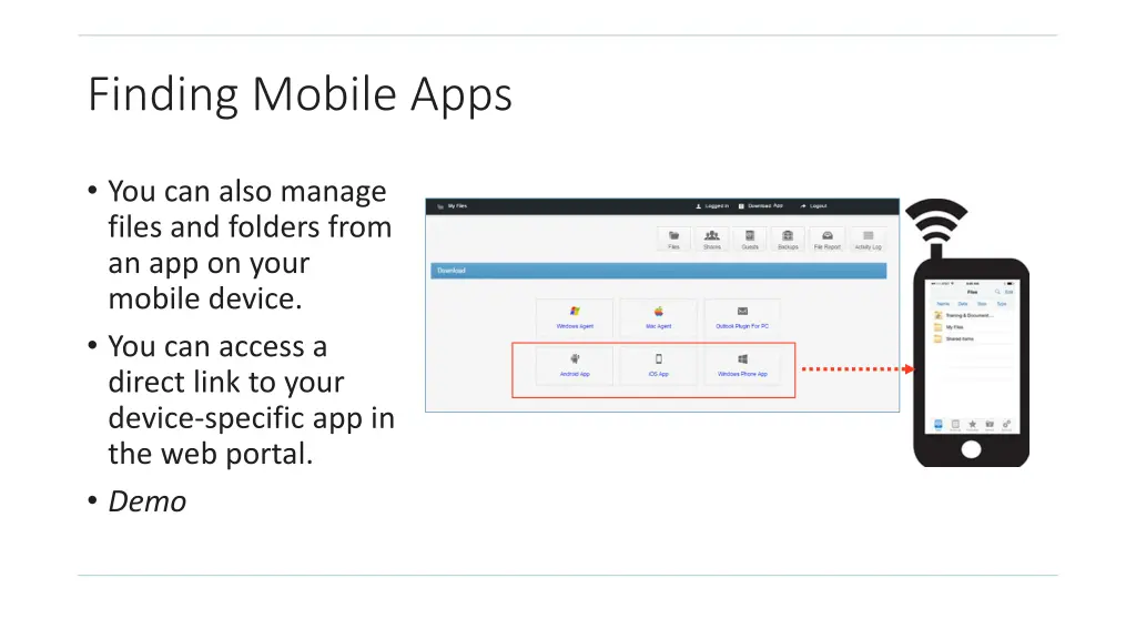 finding mobile apps