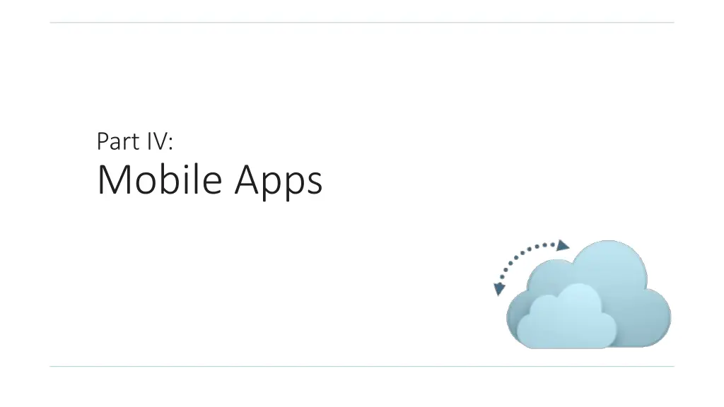 part iv mobile apps