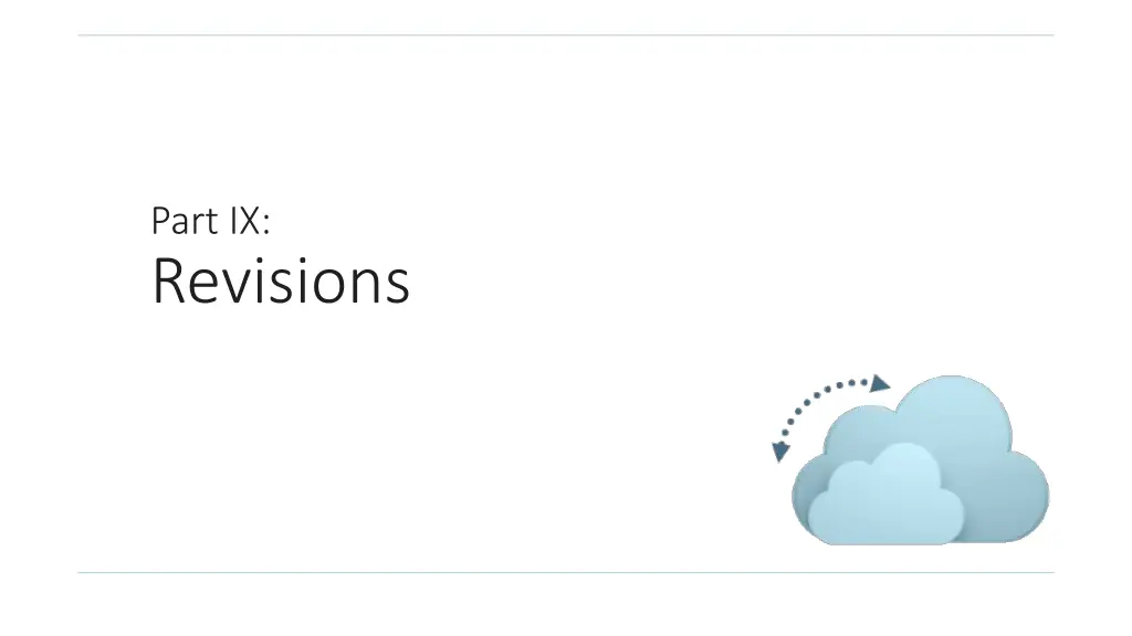 part ix revisions