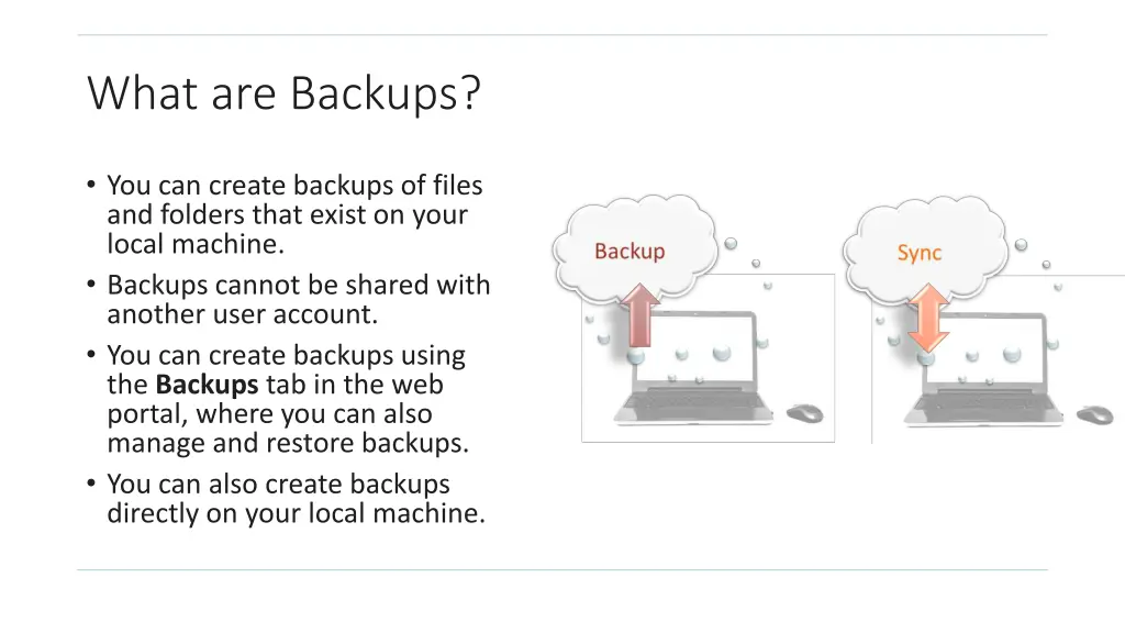 what are backups