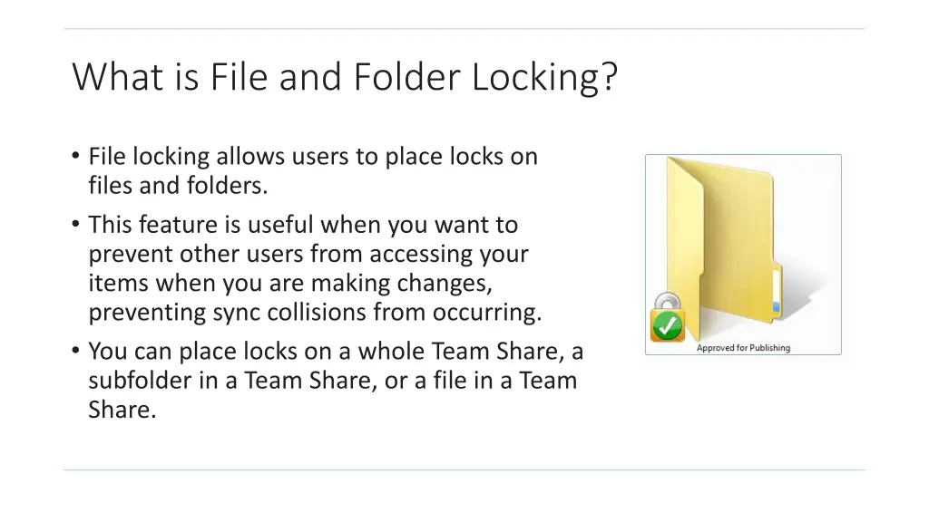 what is file and folder locking