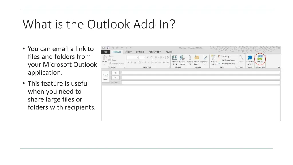 what is the outlook add in