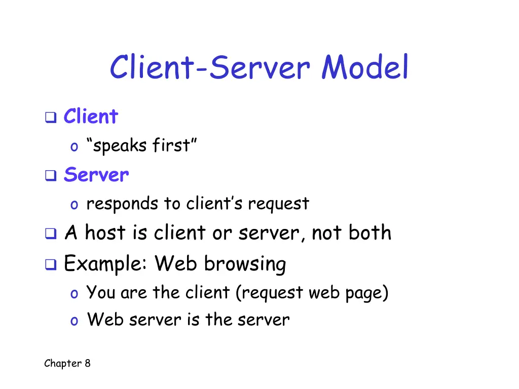 client server model