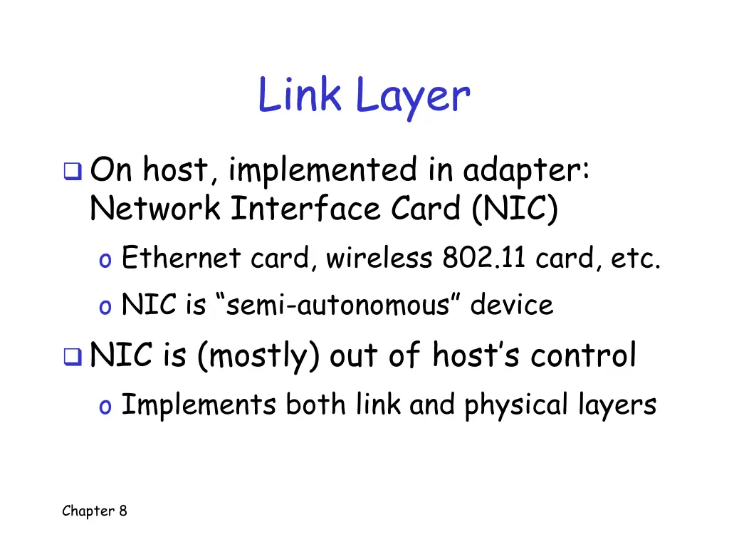link layer 1