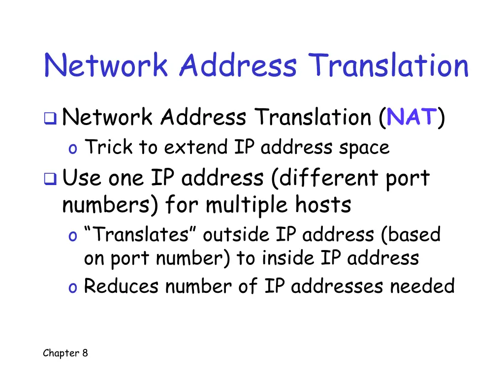 network address translation