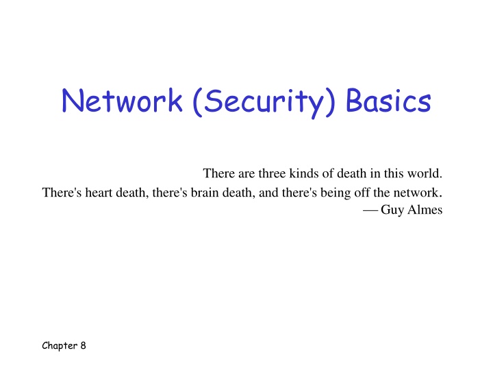 network security basics