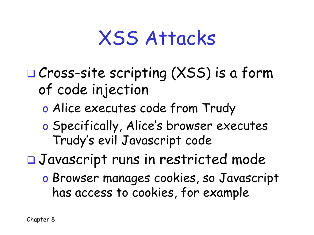 xss attacks 1