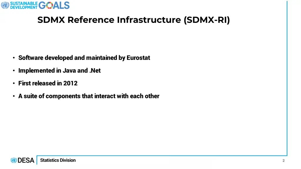sdmx reference infrastructure sdmx ri