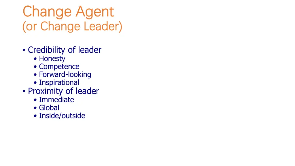 change agent change agent or change leader