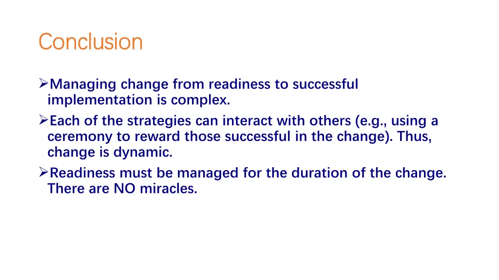 conclusion conclusion