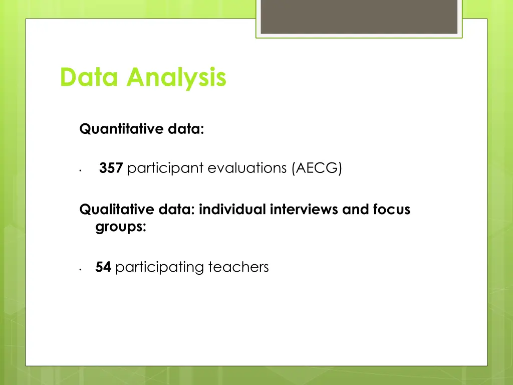 data analysis