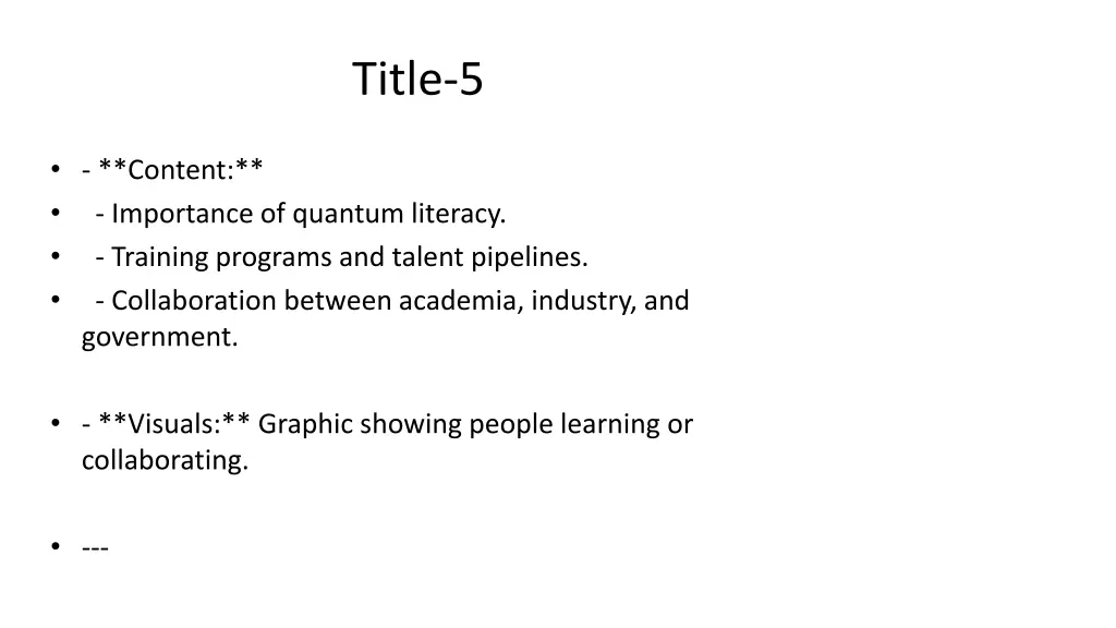 title 5