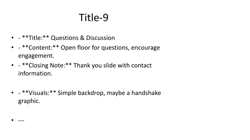title 9