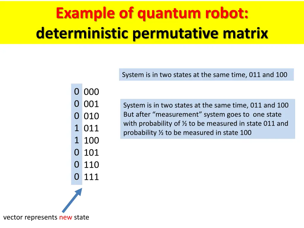 example of quantum robot deterministic 4