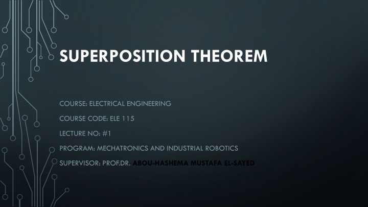 superposition theorem