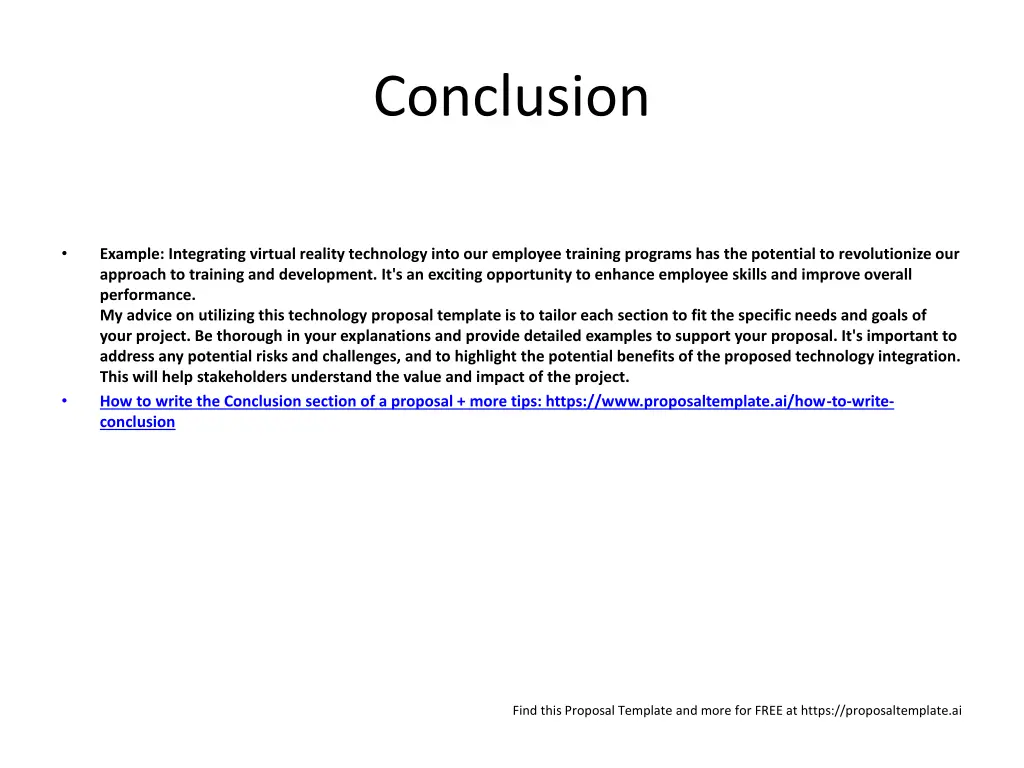 conclusion