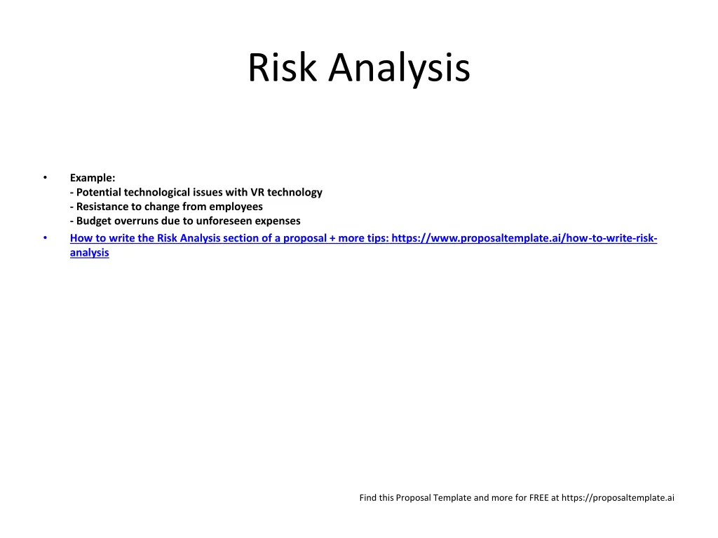 risk analysis