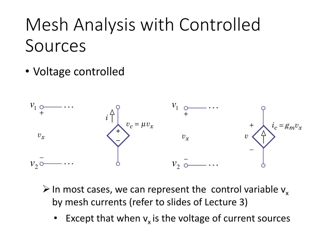 mesh analysis with controlled sources 1