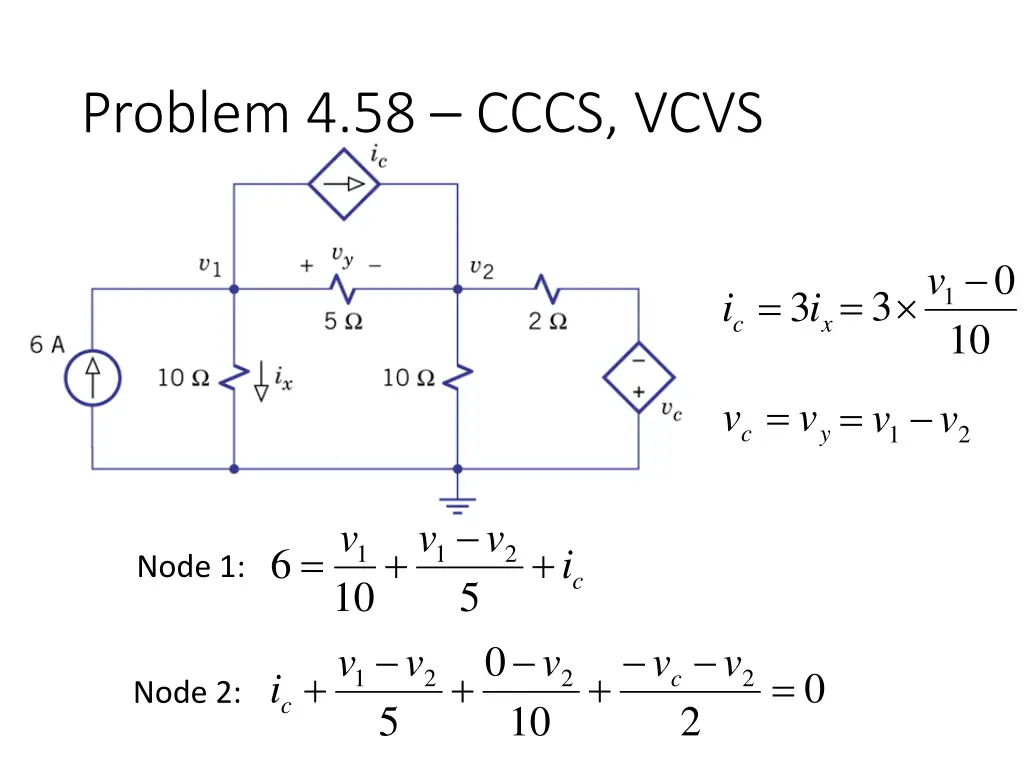 problem 4 58 cccs vcvs