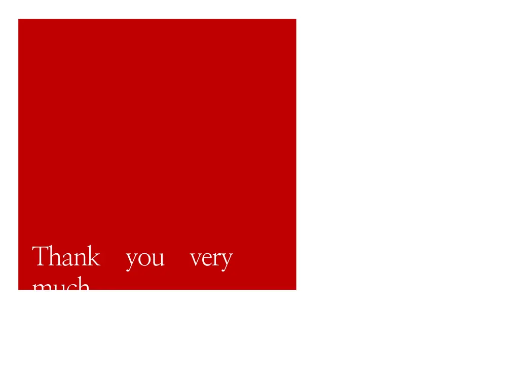 thank you very much