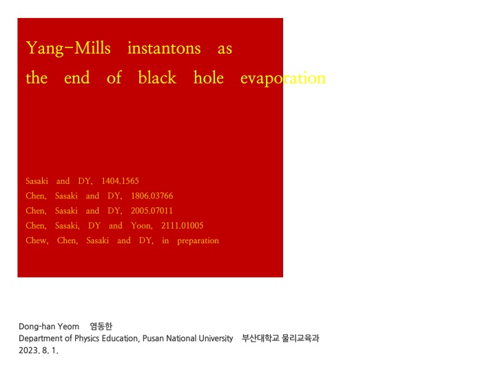 yang mills instantons as
