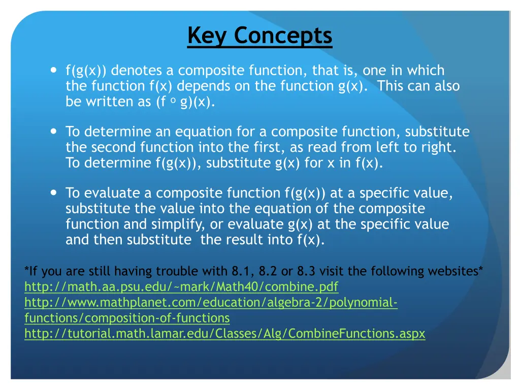 key concepts 2