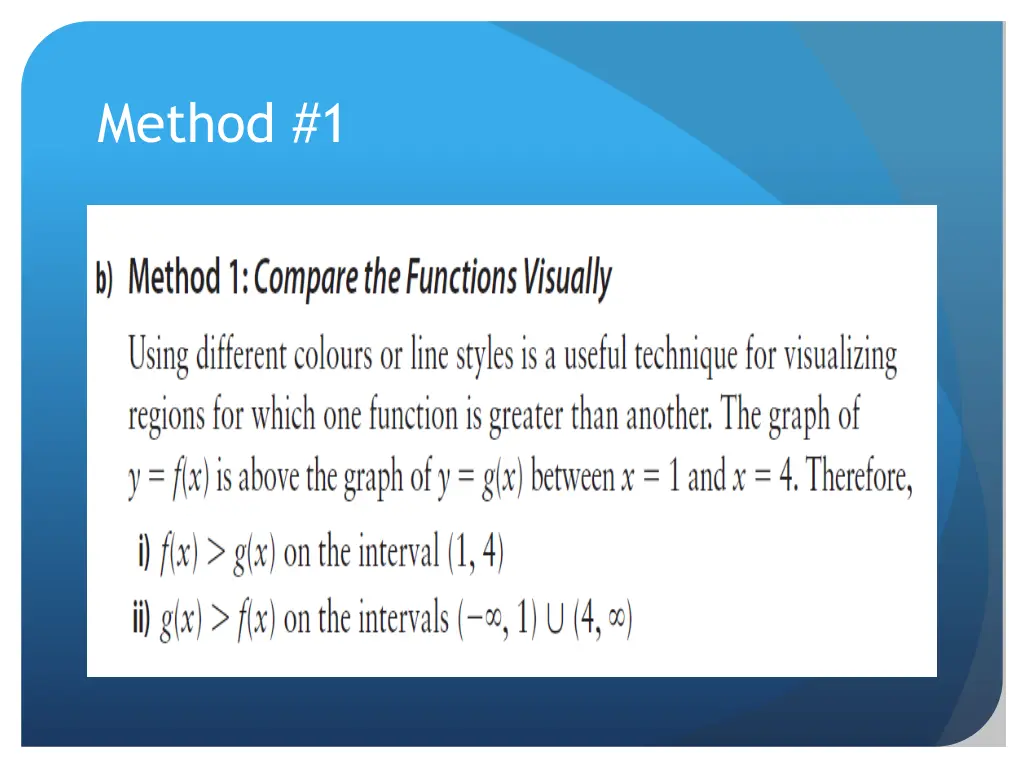 method 1