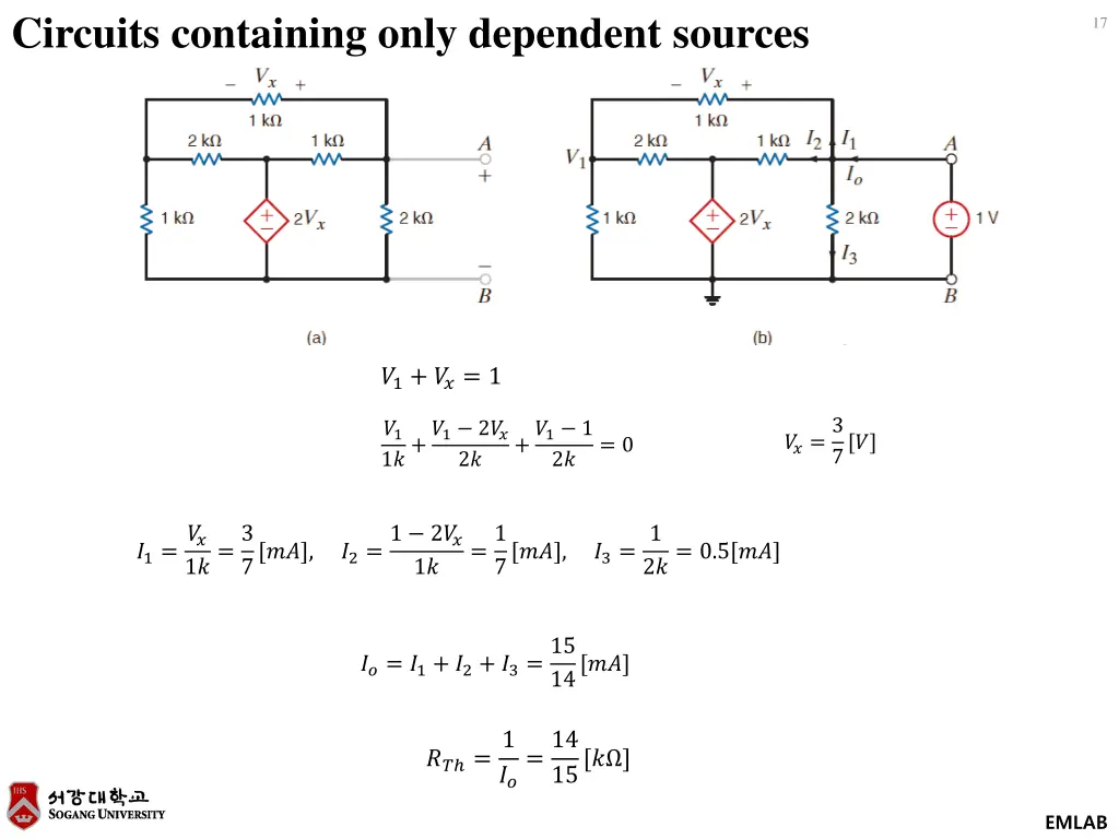 circuits containing only dependent sources