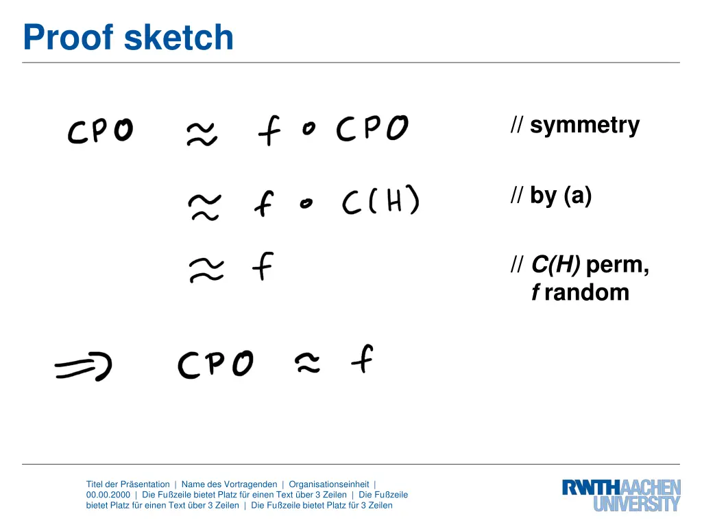 proof sketch