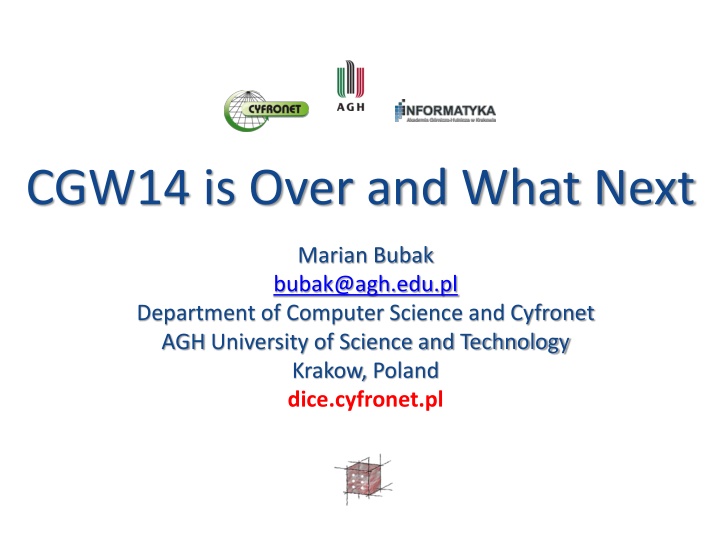 cgw14 is over and what next
