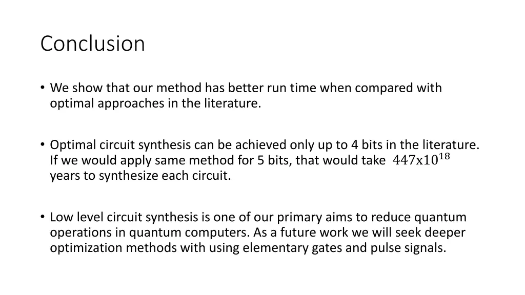 conclusion