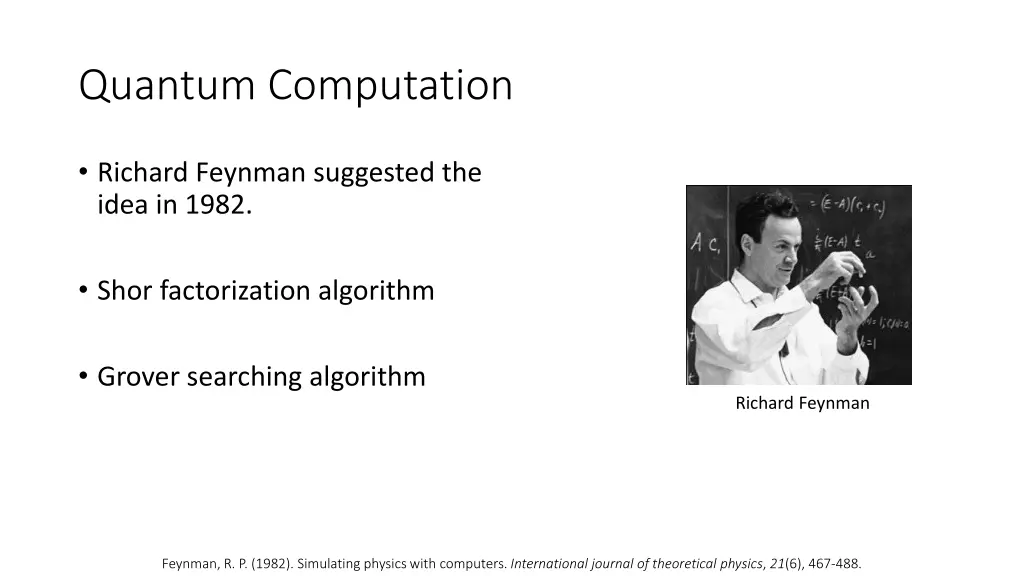 quantum computation 1