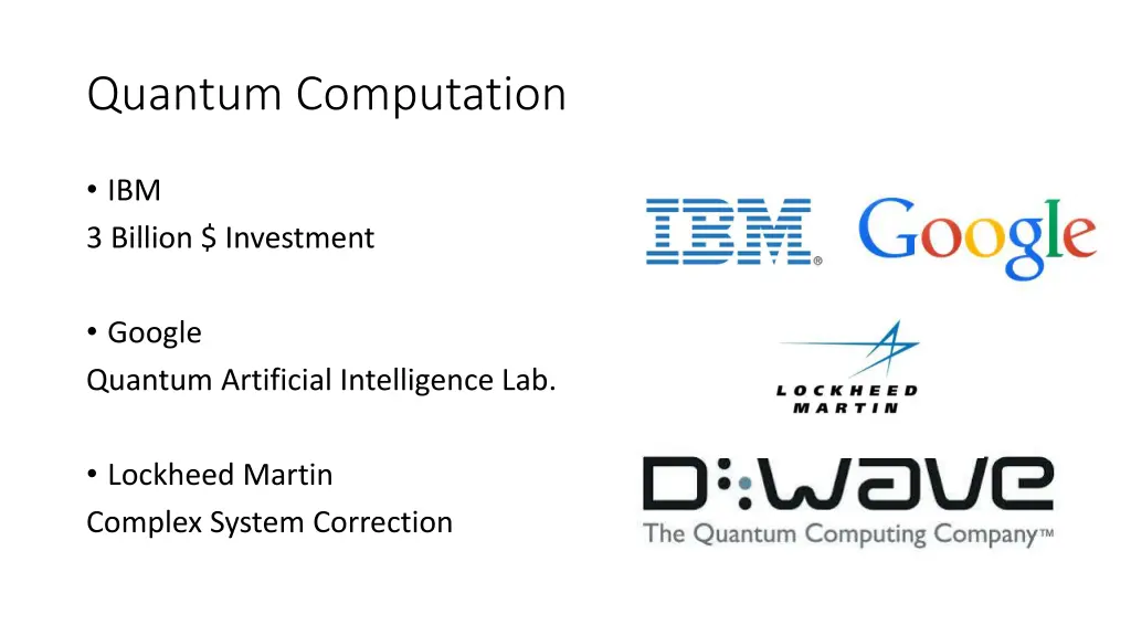 quantum computation
