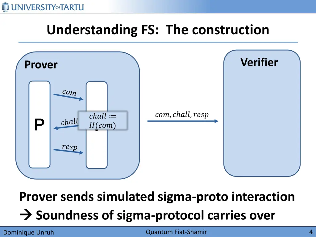understanding fs the construction