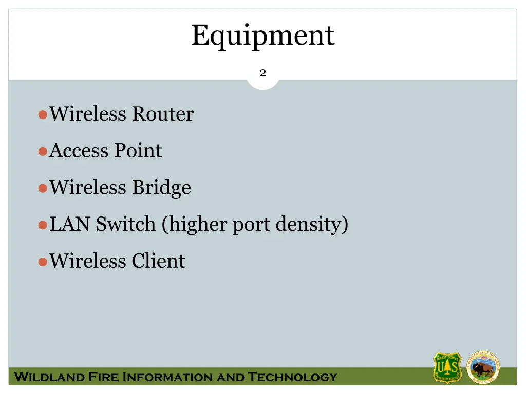 equipment