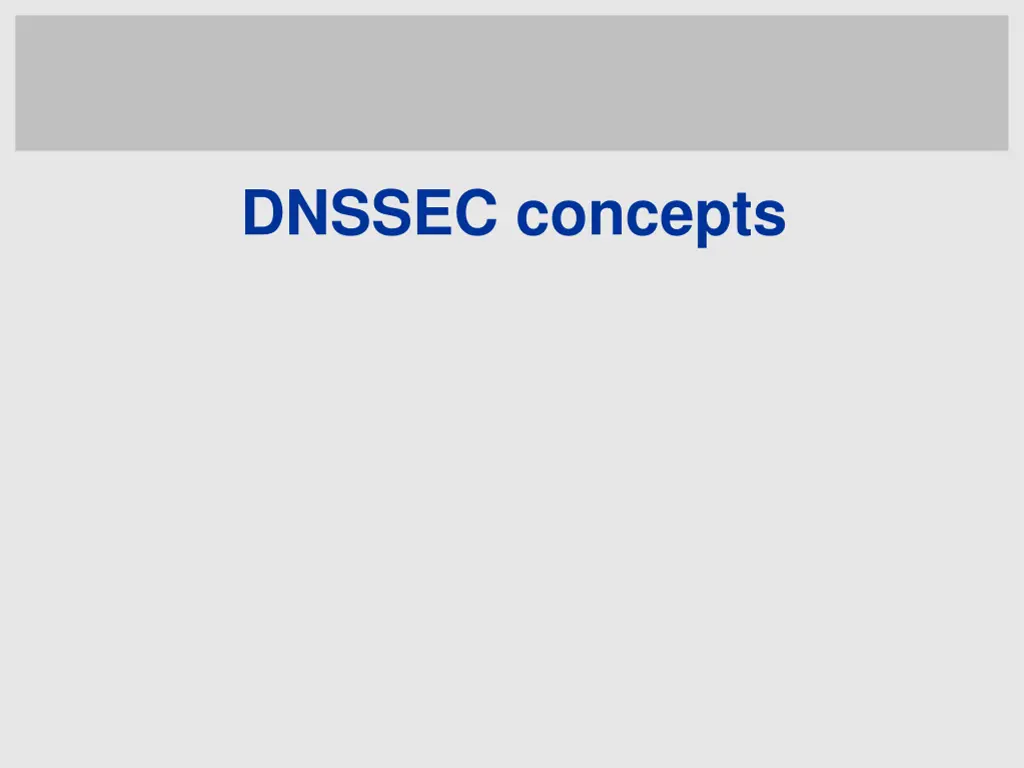 dnssec concepts