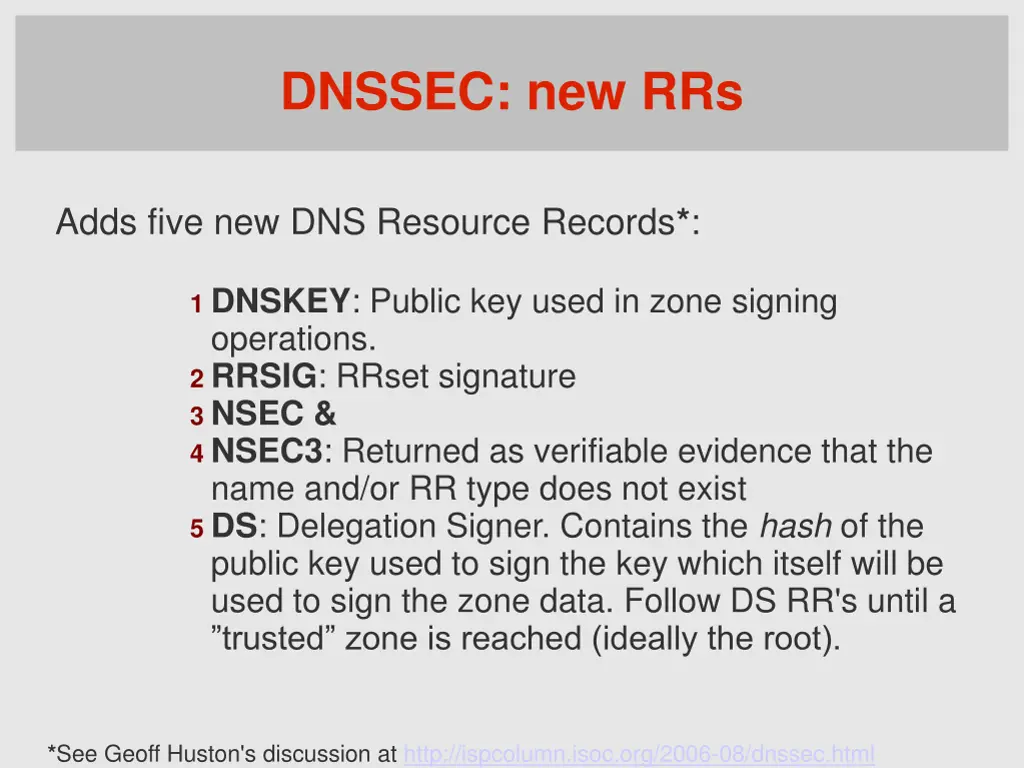 dnssec new rrs