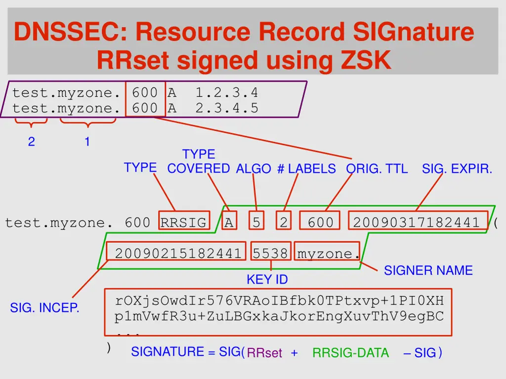 dnssec resource record signature rrset signed