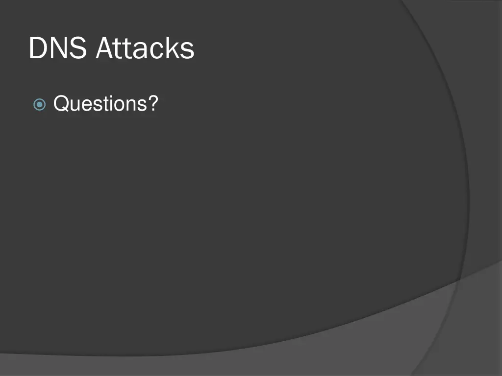 dns attacks