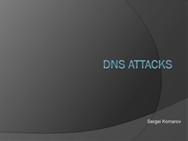 dns dns attacks attacks