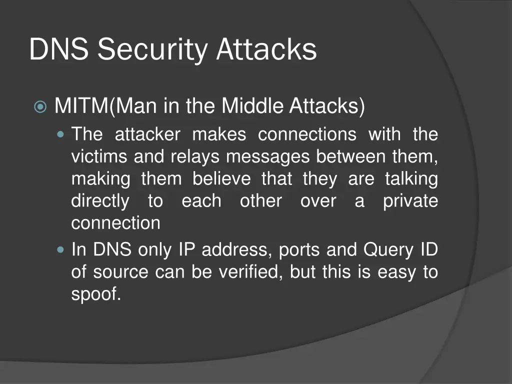 dns security attacks