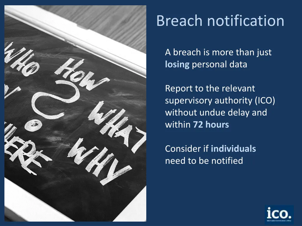 breach notification
