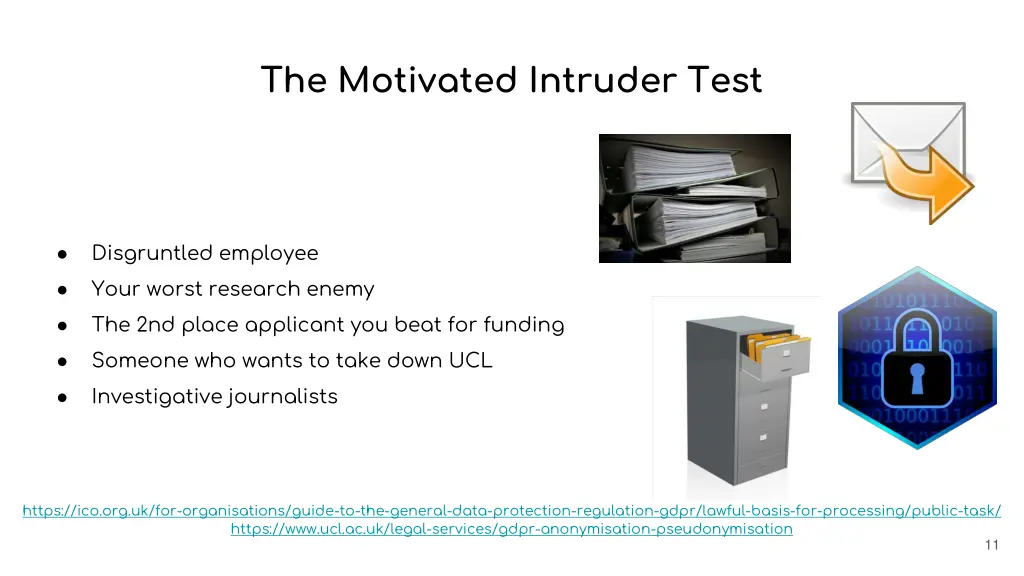 the motivated intruder test