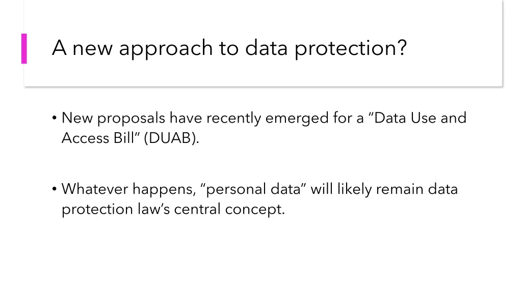 a new approach to data protection 1