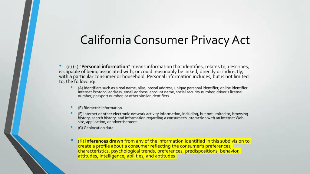 california consumer privacy act